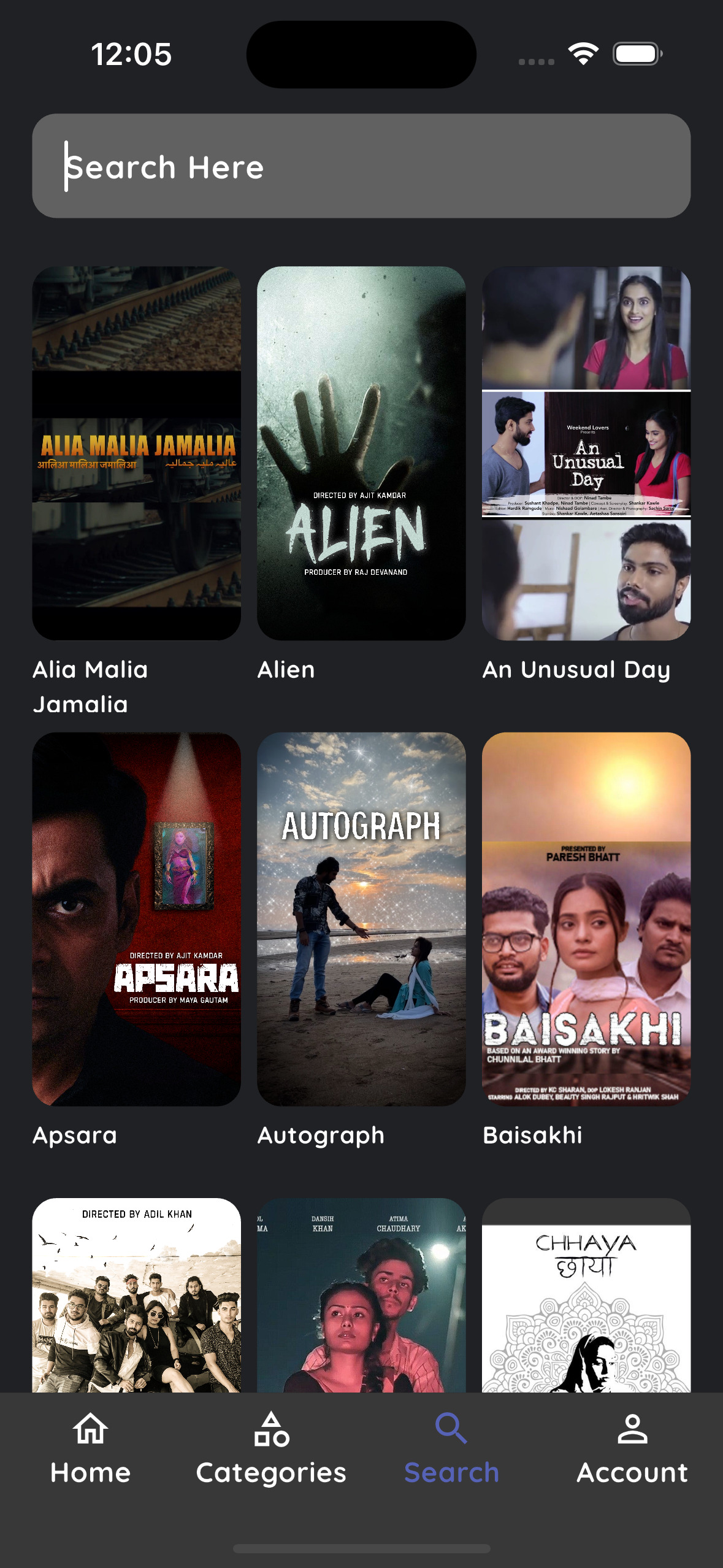 App screenshot img